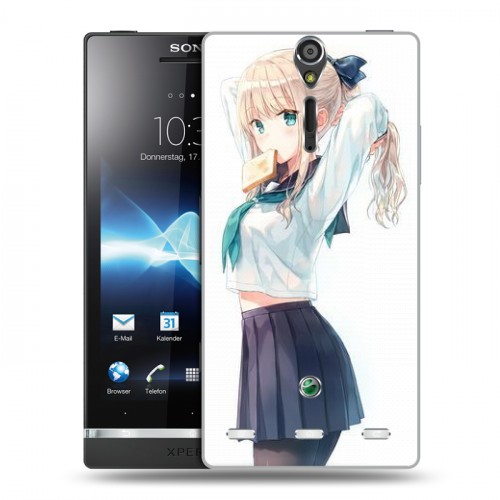 Дизайнерский пластиковый чехол для Sony Xperia S Аниме