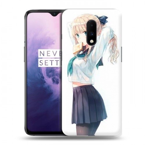 Дизайнерский пластиковый чехол для OnePlus 7 Аниме