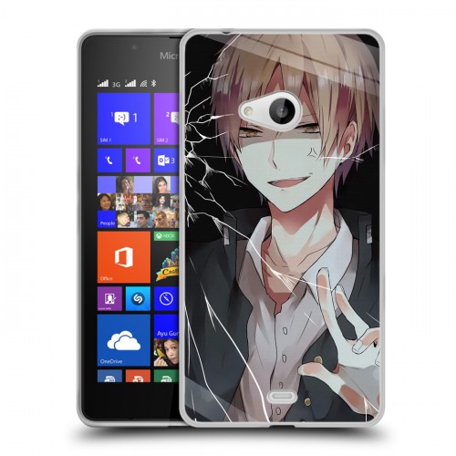 Дизайнерский пластиковый чехол для Microsoft Lumia 540 Аниме