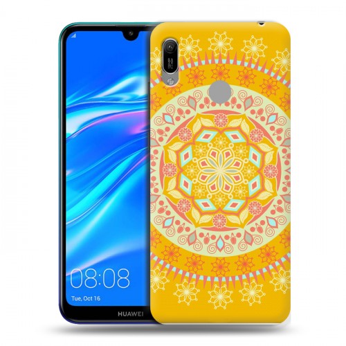 Дизайнерский пластиковый чехол для Huawei Y6 (2019) Мандалы