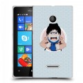 Дизайнерский пластиковый чехол для Microsoft Lumia 435 Аниме