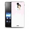 Дизайнерский пластиковый чехол для Sony Xperia TX Аниме