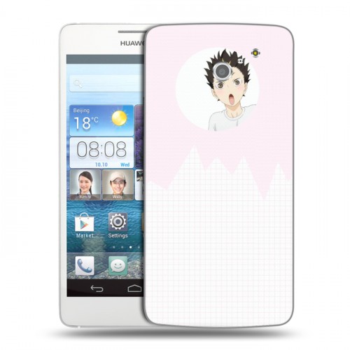 Дизайнерский пластиковый чехол для Huawei Ascend D2 Аниме