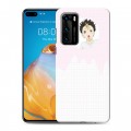 Дизайнерский силиконовый с усиленными углами чехол для Huawei P40 Аниме