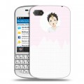Дизайнерский пластиковый чехол для BlackBerry Q10 Аниме