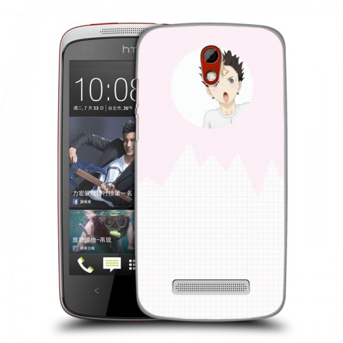 Дизайнерский пластиковый чехол для HTC Desire 500 Аниме