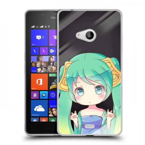 Дизайнерский пластиковый чехол для Microsoft Lumia 540 Аниме