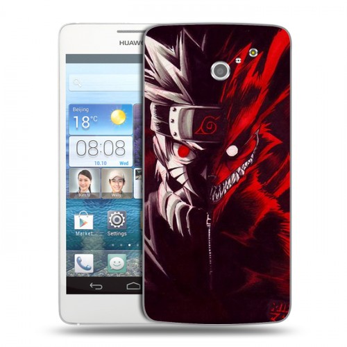 Дизайнерский пластиковый чехол для Huawei Ascend D2 Аниме