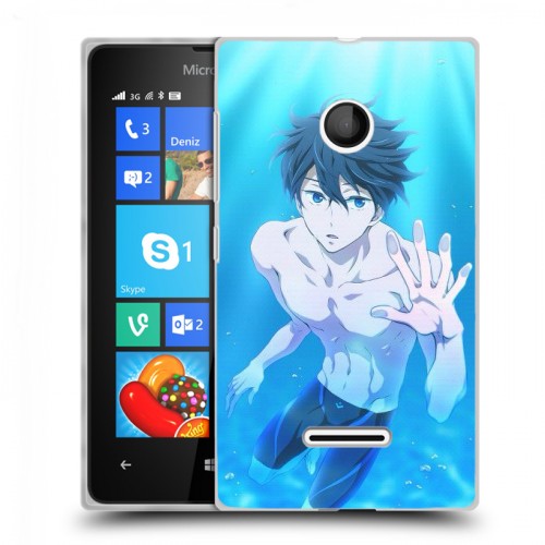 Дизайнерский пластиковый чехол для Microsoft Lumia 435 Аниме