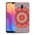 Дизайнерский силиконовый с усиленными углами чехол для Xiaomi RedMi 8A Мандалы