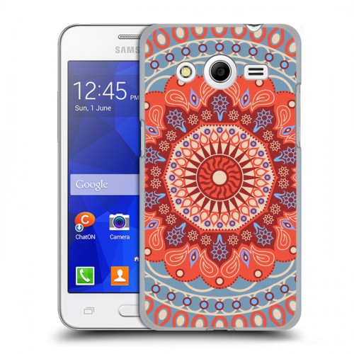 Дизайнерский пластиковый чехол для Samsung Galaxy Core 2 Мандалы