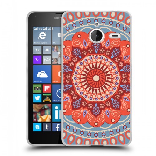 Дизайнерский пластиковый чехол для Microsoft Lumia 640 XL Мандалы