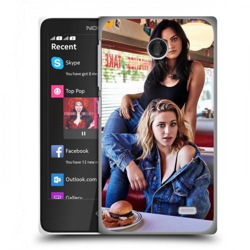 Дизайнерский пластиковый чехол для Nokia X Ривердэйл