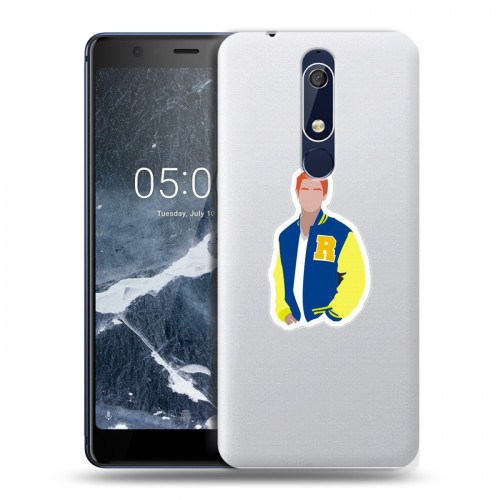 Дизайнерский пластиковый чехол для Nokia 5.1 Ривердэйл