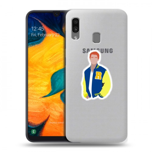 Дизайнерский силиконовый чехол для Samsung Galaxy A30 Ривердэйл