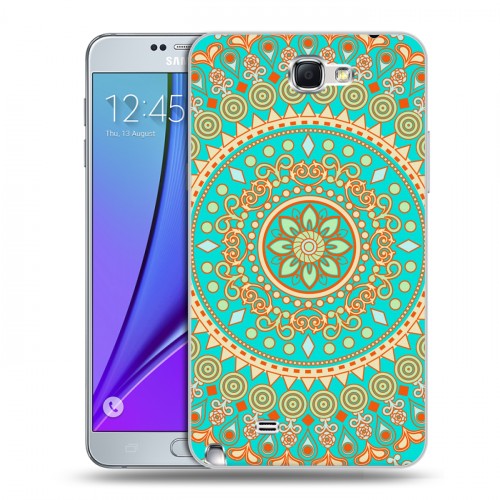 Дизайнерский пластиковый чехол для Samsung Galaxy Note 2 Мандалы