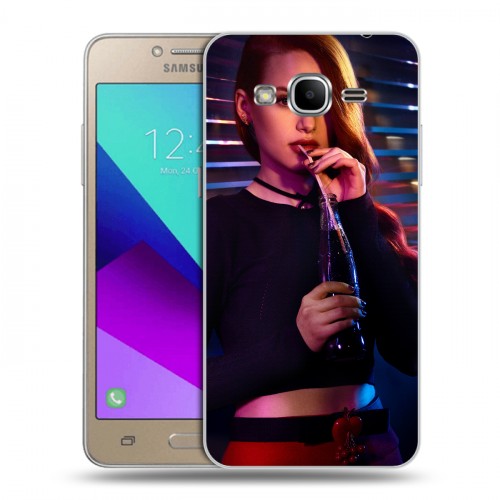 Дизайнерский силиконовый с усиленными углами чехол для Samsung Galaxy J2 Prime Ривердэйл