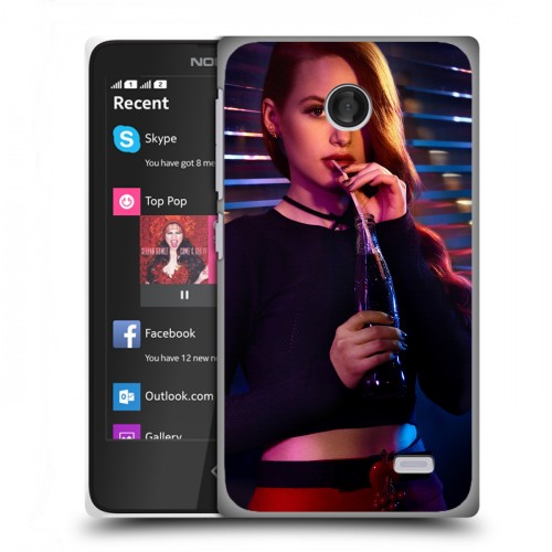 Дизайнерский пластиковый чехол для Nokia X Ривердэйл