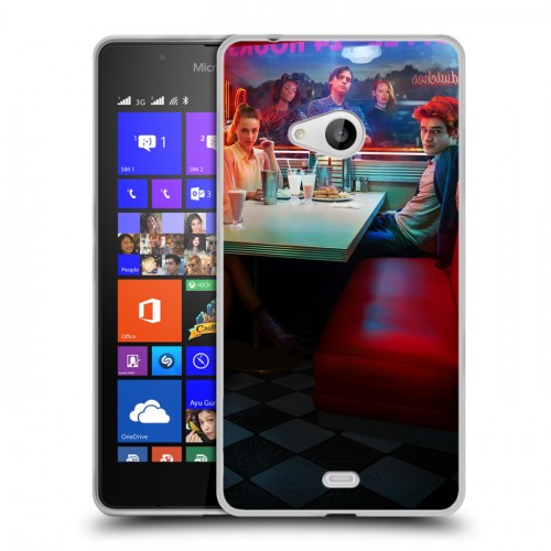 Дизайнерский пластиковый чехол для Microsoft Lumia 540 Ривердэйл