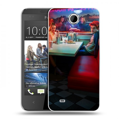 Дизайнерский пластиковый чехол для HTC Desire 300 Ривердэйл