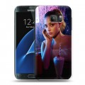 Дизайнерский силиконовый с усиленными углами чехол для Samsung Galaxy S7 Ривердэйл