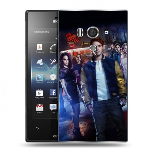 Дизайнерский пластиковый чехол для Sony Xperia acro S Ривердэйл