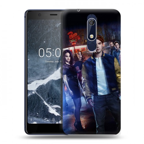 Дизайнерский пластиковый чехол для Nokia 5.1 Ривердэйл