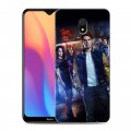 Дизайнерский силиконовый с усиленными углами чехол для Xiaomi RedMi 8A Ривердэйл