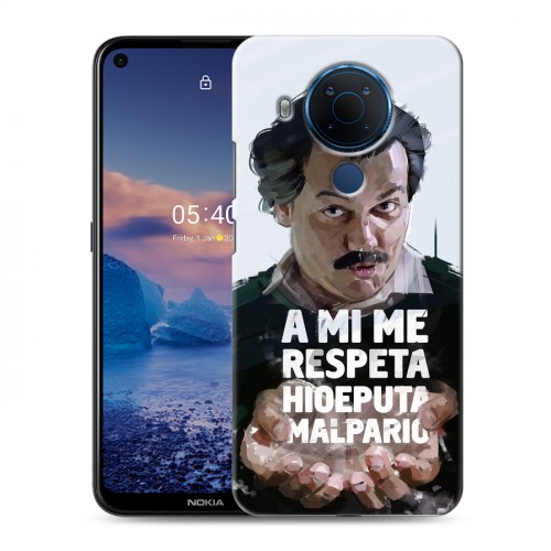 Дизайнерский силиконовый чехол для Nokia 5.4 Нарко