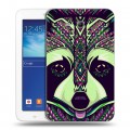 Дизайнерский силиконовый чехол для Samsung Galaxy Tab 3 Lite Животные ацтеков