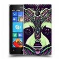 Дизайнерский пластиковый чехол для Microsoft Lumia 435 Животные ацтеков