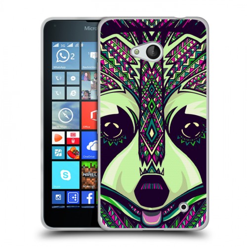 Дизайнерский пластиковый чехол для Microsoft Lumia 640 Животные ацтеков