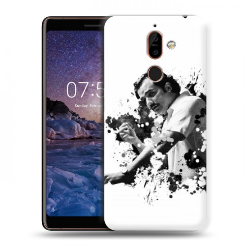 Дизайнерский пластиковый чехол для Nokia 7 Plus Нарко