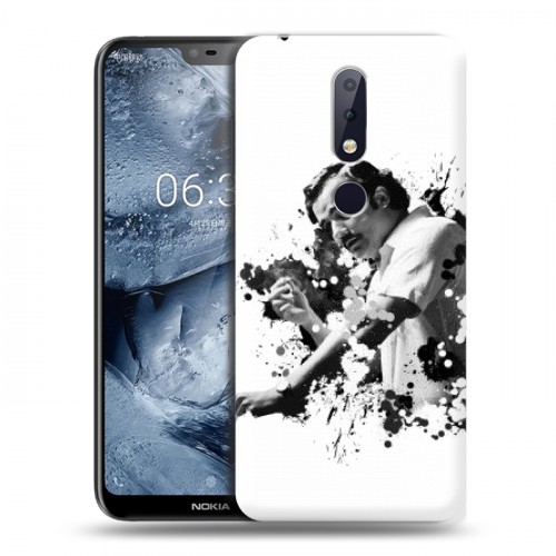 Дизайнерский силиконовый чехол для Nokia 6.1 Plus Нарко