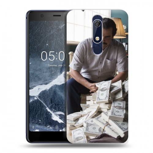 Дизайнерский пластиковый чехол для Nokia 5.1 Нарко