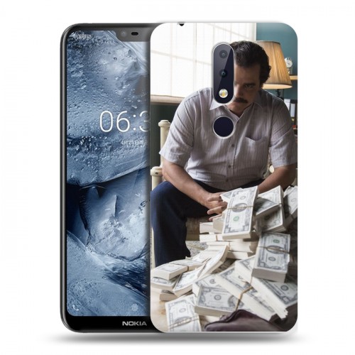 Дизайнерский силиконовый чехол для Nokia 6.1 Plus Нарко