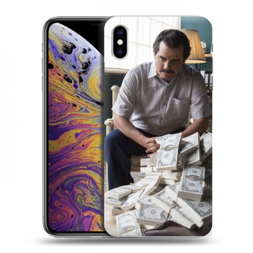 Дизайнерский силиконовый чехол для Iphone Xs Max Нарко