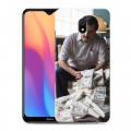 Дизайнерский силиконовый с усиленными углами чехол для Xiaomi RedMi 8A Нарко