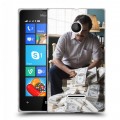 Дизайнерский пластиковый чехол для Microsoft Lumia 435 Нарко