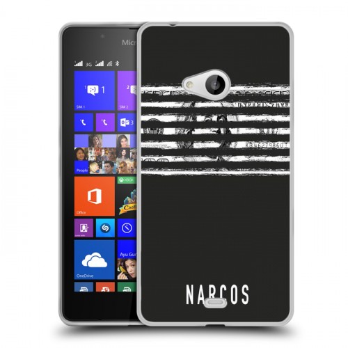 Дизайнерский пластиковый чехол для Microsoft Lumia 540 Нарко