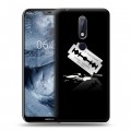 Дизайнерский пластиковый чехол для Nokia 6.1 Plus Нарко