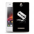 Дизайнерский пластиковый чехол для Sony Xperia E Нарко