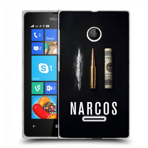 Дизайнерский пластиковый чехол для Microsoft Lumia 435 Нарко