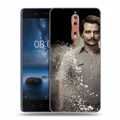 Дизайнерский пластиковый чехол для Nokia 8 Нарко