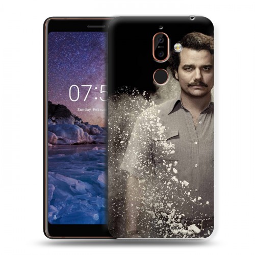 Дизайнерский пластиковый чехол для Nokia 7 Plus Нарко