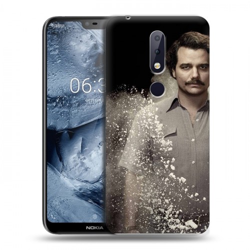 Дизайнерский силиконовый чехол для Nokia 6.1 Plus Нарко