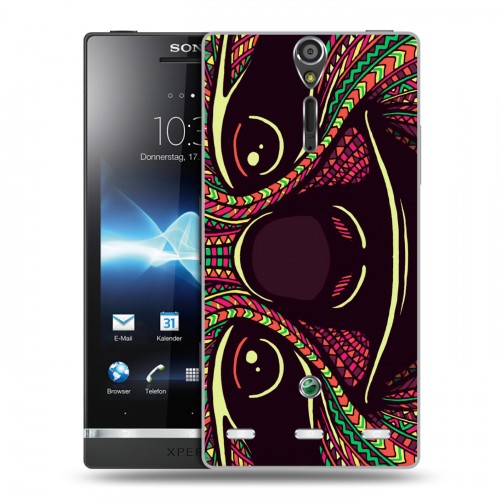 Дизайнерский пластиковый чехол для Sony Xperia S Животные ацтеков