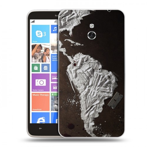 Дизайнерский пластиковый чехол для Nokia Lumia 1320 Нарко