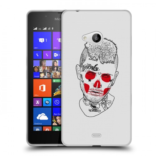 Дизайнерский пластиковый чехол для Microsoft Lumia 540  Lil Peep