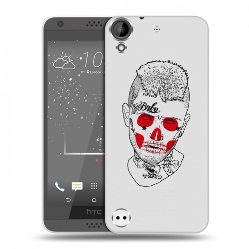 Дизайнерский пластиковый чехол для HTC Desire 530  Lil Peep